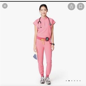 COPY - FIGS hot pink scrubs